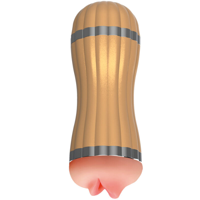 Bevis Dual Entry Masturbator Golden