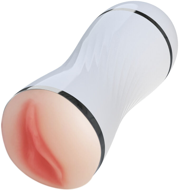 Dual Entry White Masturbator