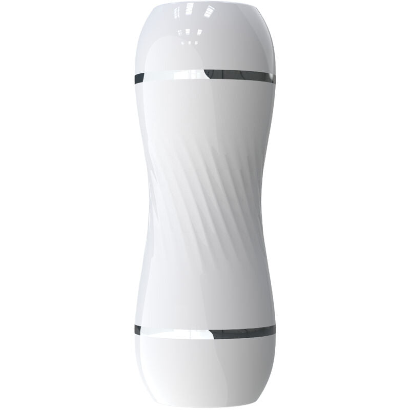 Dual Entry White Masturbator
