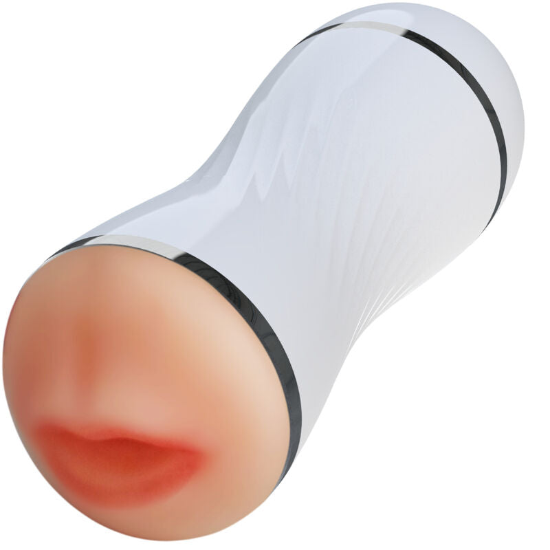 Dual Entry White Masturbator