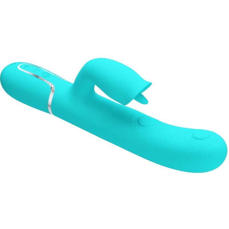 Aqua Green Licking Rabbit Vibrator