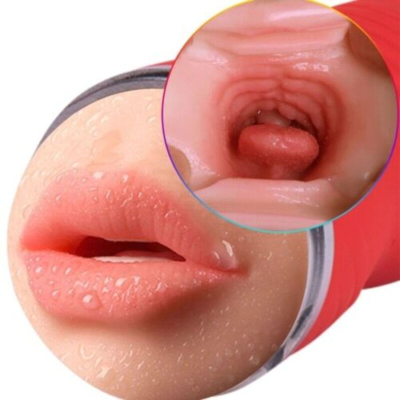 Dual-Entry Red Masturbator