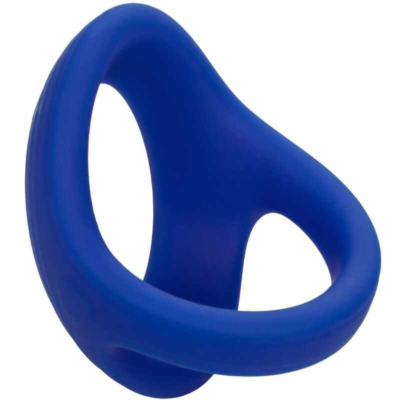 Anillo Dual para Pene y Testículos en Azul Marino
