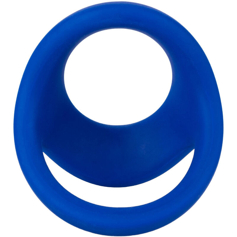 Anillo Dual para Pene y Testículos en Azul Marino