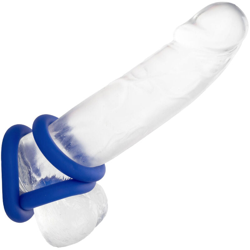 Set de Anillos para Pene de Silicona Admiral - Azul