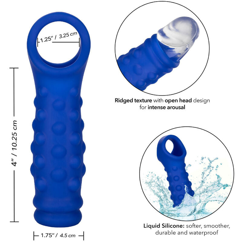 Funda de Pene de Silicona con Cuentas Admiral - Azul