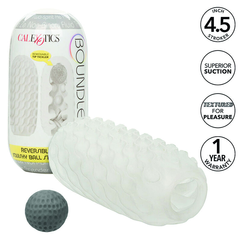 Masturbador Reversible con Bolas Suaves