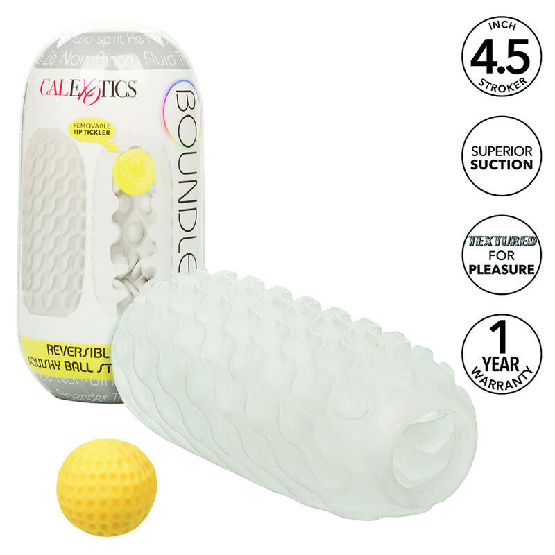 Masturbador Reversible con Bolas Suaves