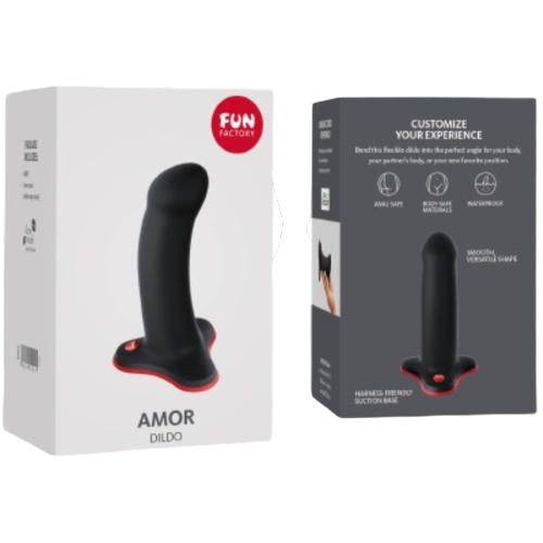 Amor Black Dildo for Beginners