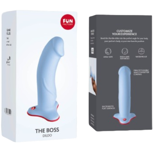 The Boss Realistic Dildo - Dove Blue