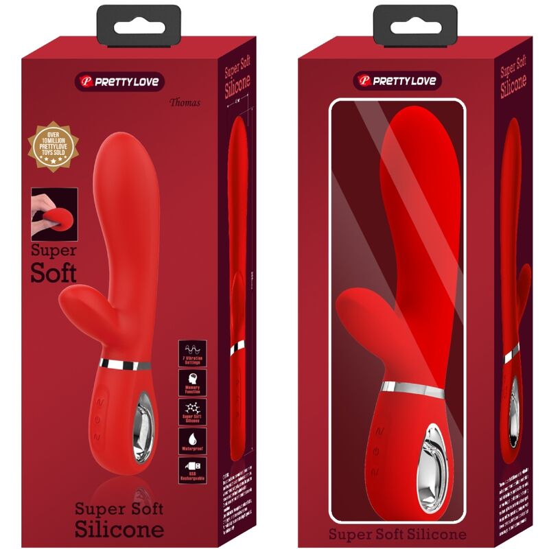 Vibrador para Punto G Thomas - Rojo