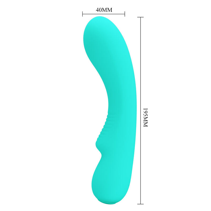 Prescott Rechargeable Vibrator - Aqua Green