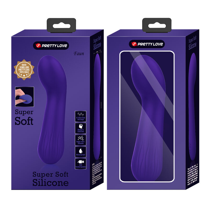 Faun Rechargeable Purple Vibrator