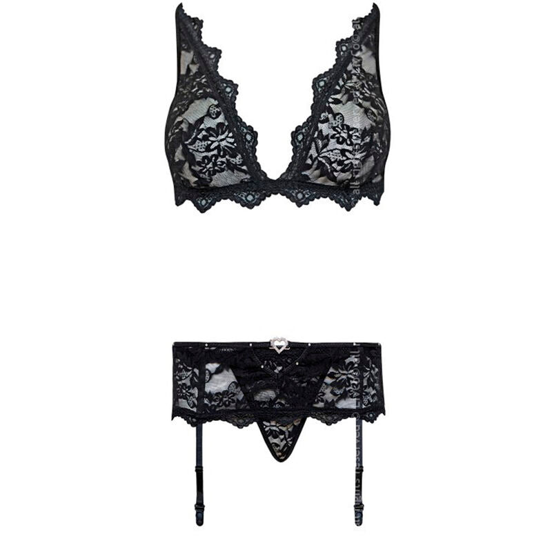 Conjunto de Lingerie Belita LC 90231 Preto L/XL
