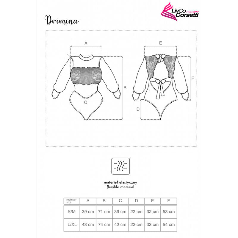 Drimina Lc90690 Navy Blue Lingerie Body