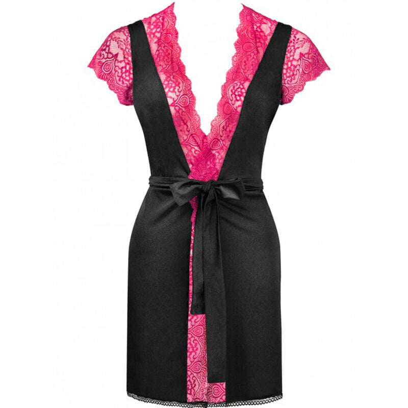 Kumiko LC 90428 Conjunto de Robe Preto