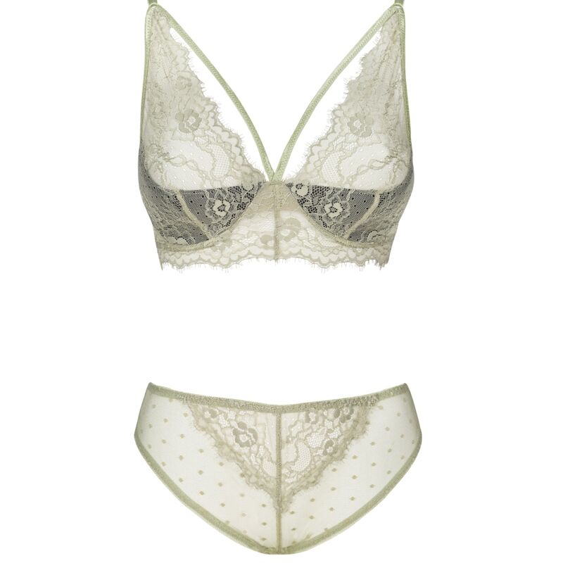 Pine LC 90667 Conjunto de Sujetador y Braga Caqui
