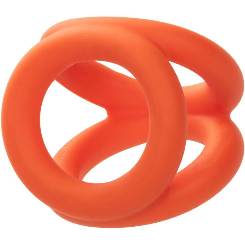 Anillo para pene Alpha Tri-Ring naranja