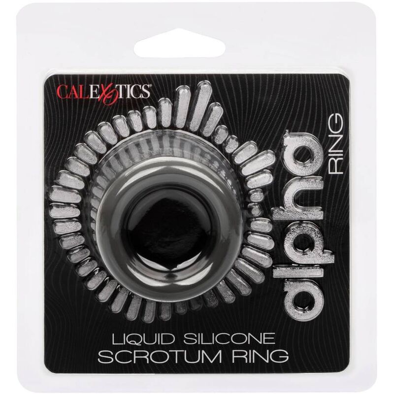 Anillo Negro Alpha para Estiramiento Escrotal