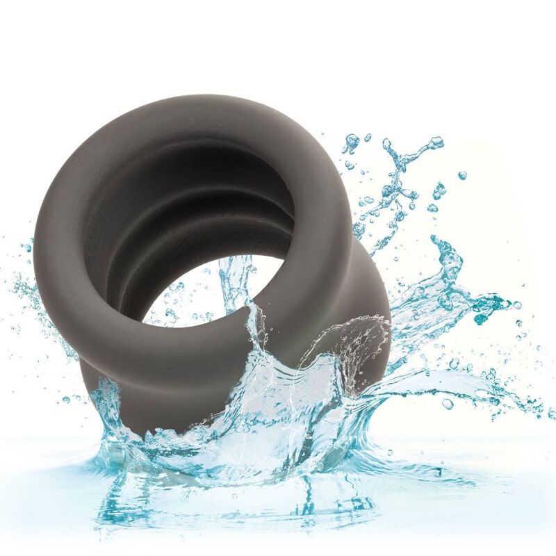 Anillo Negro Alpha para Estiramiento Escrotal