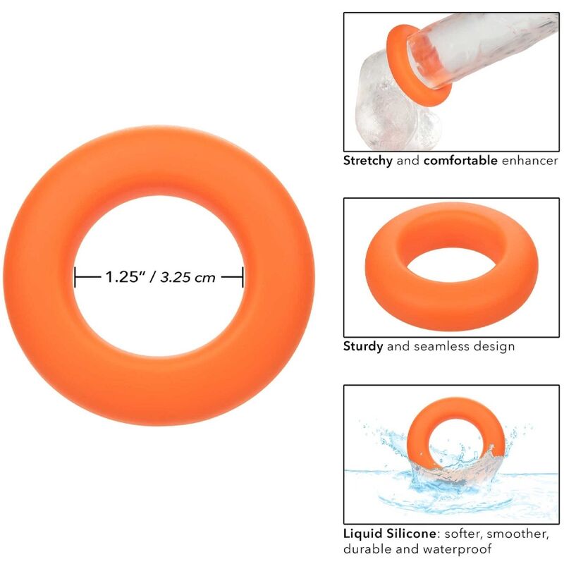 Anillo para el Pene Alpha Prolong Grande Naranja