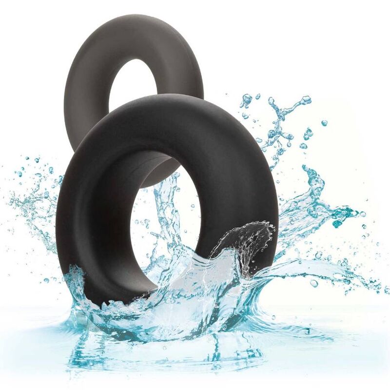 Alpha Prolong Set of 2 Erection Rings - Grey