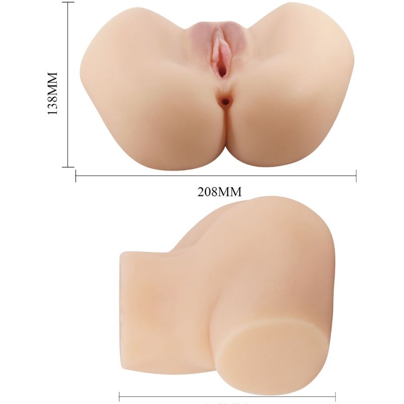 Hailey Realistic Vibrator with Dual Entry