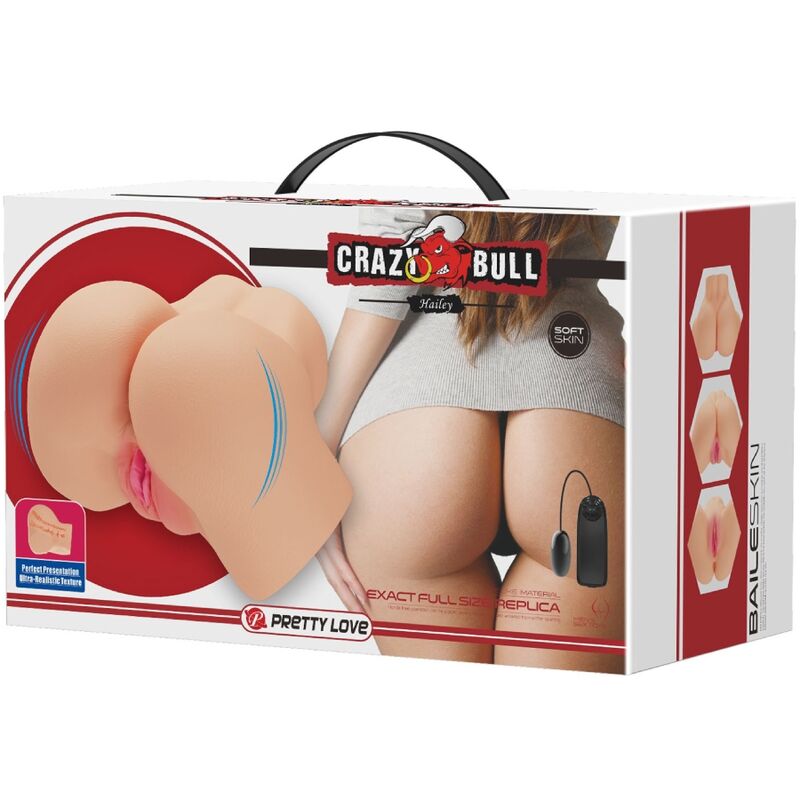Hailey Realistic Vibrator with Dual Entry