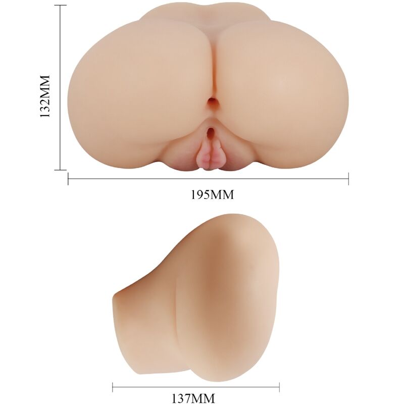 Luna Realistic Dual Entry Vibrator