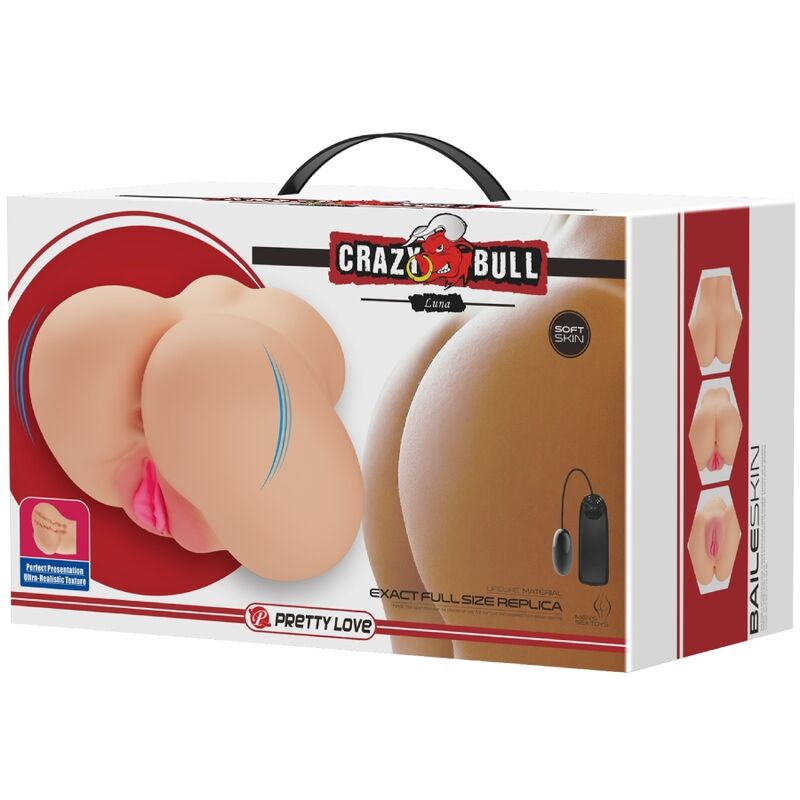 Luna Realistic Dual Entry Vibrator