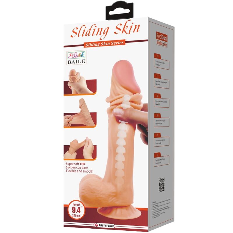 Sliding Skin Realistic Dildo 24cm