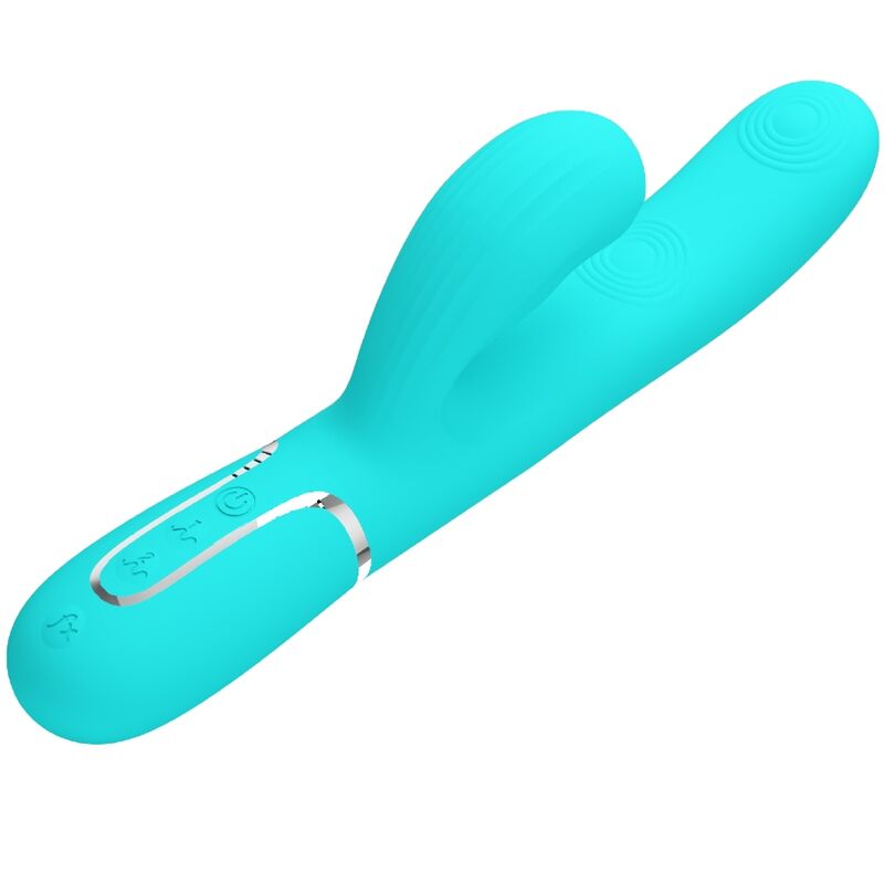 Perlita 3-in-1 G-Spot Vibrator - Aqua