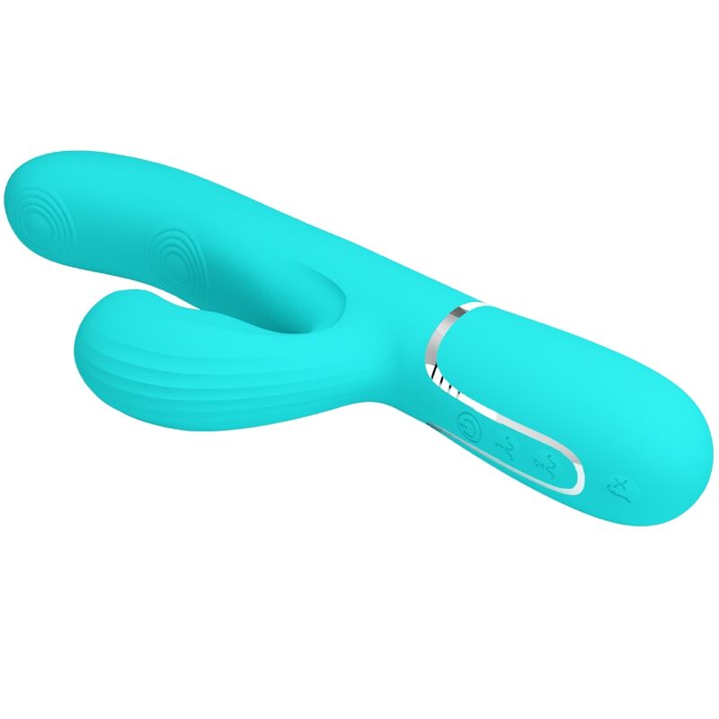 Perlita 3-in-1 G-Spot Vibrator - Aqua