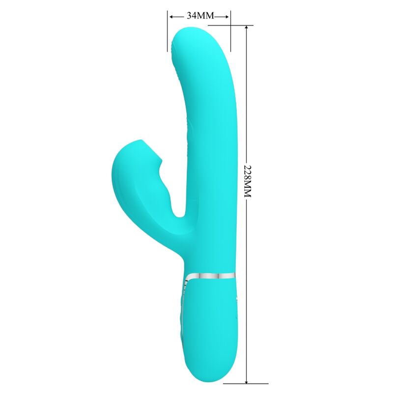 Perlita 3-in-1 G-Spot Vibrator - Aqua