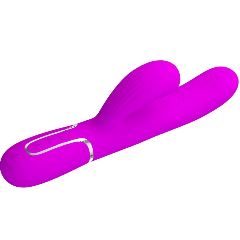 Vibrador Perlita 3 en 1 para Punto G - Violeta