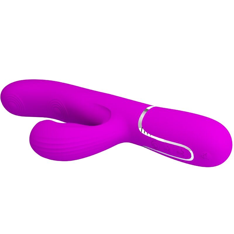 Vibrador Perlita 3 en 1 para Punto G - Violeta