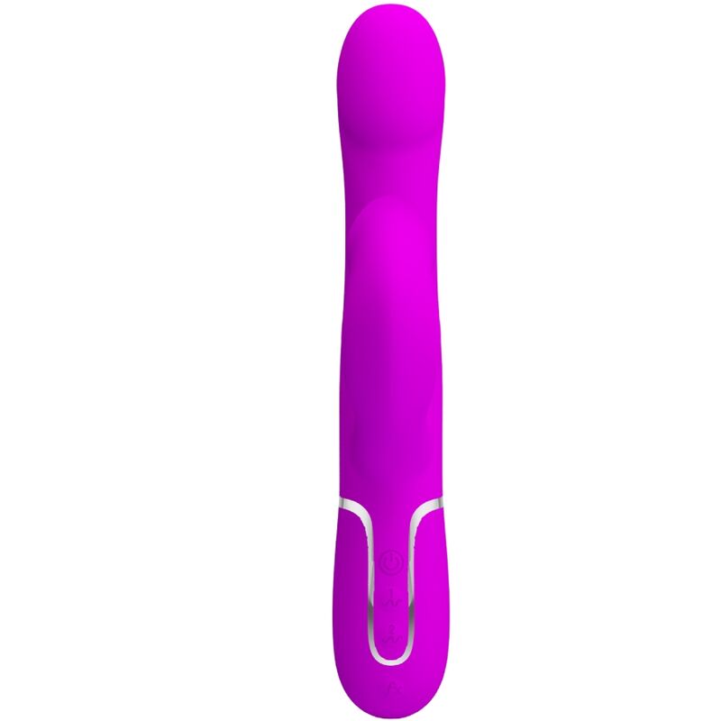 Vibrador Rabbit Violeta con Perlas