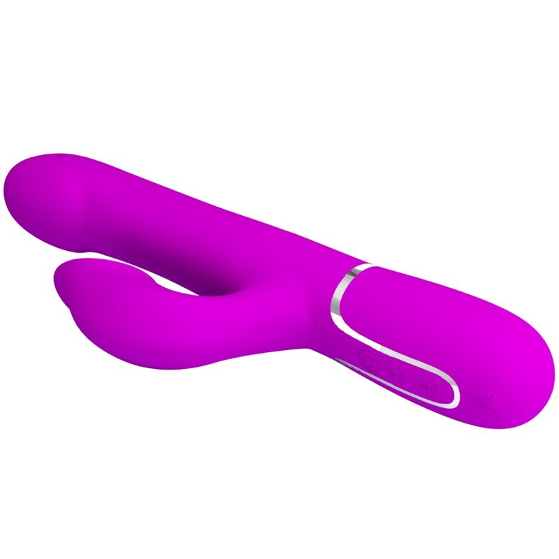 Vibrador Rabbit Violeta con Perlas