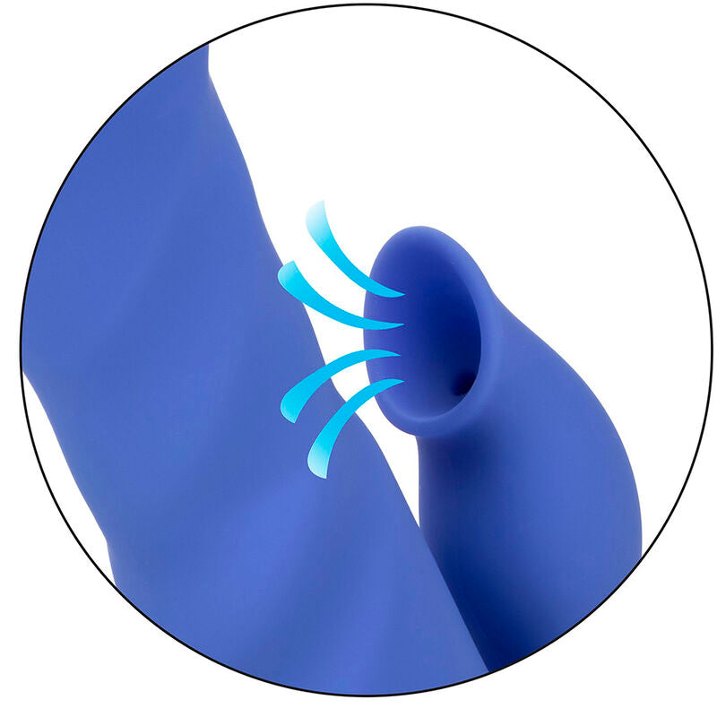 Vibrador y Succionador Azul L.A Love