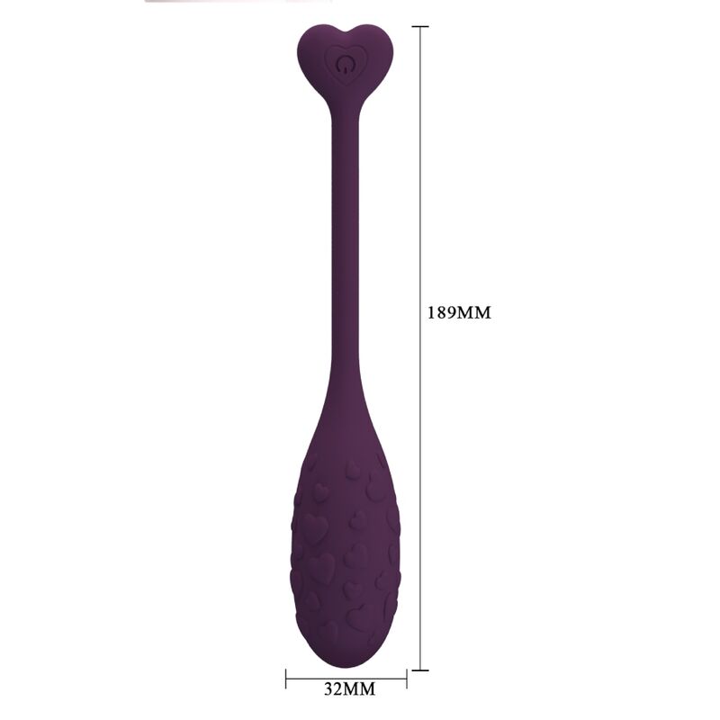 Ovo Vibratório Lila Controlado por Aplicação