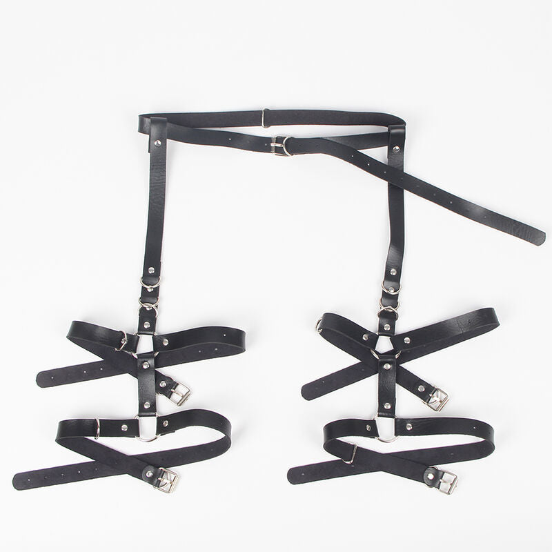 Cinta-liga Elegante com Argolas