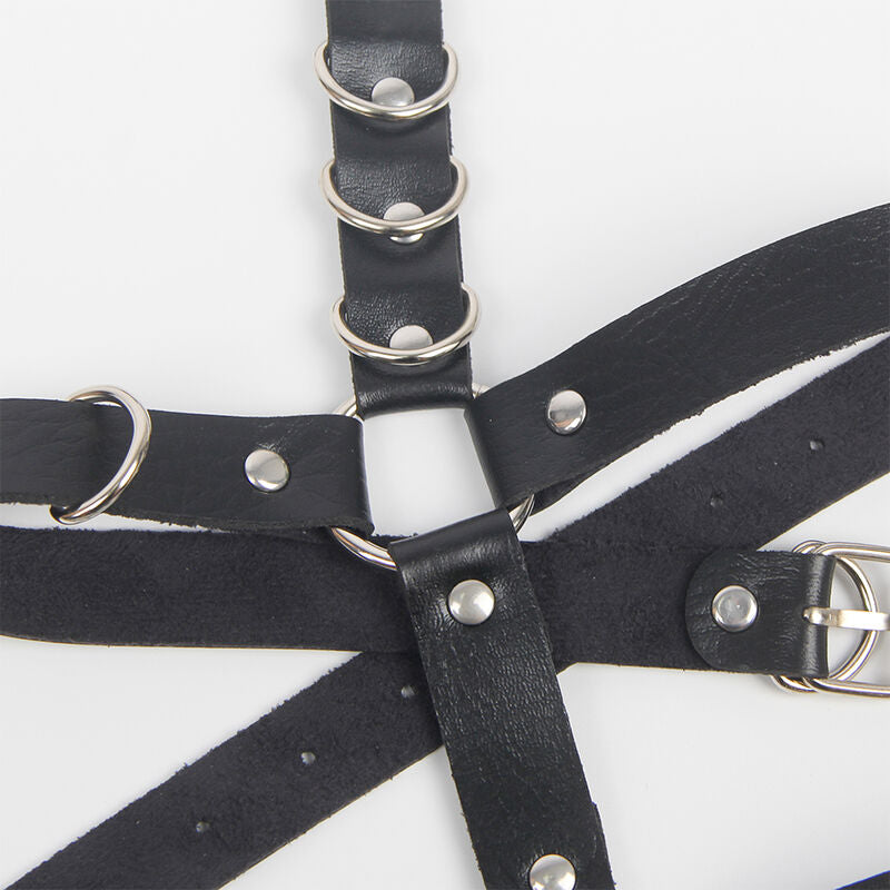 Cinta-liga Elegante com Argolas