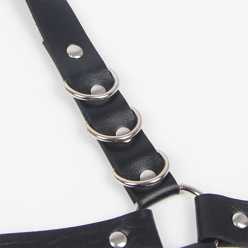 Cinta-liga Elegante com Argolas