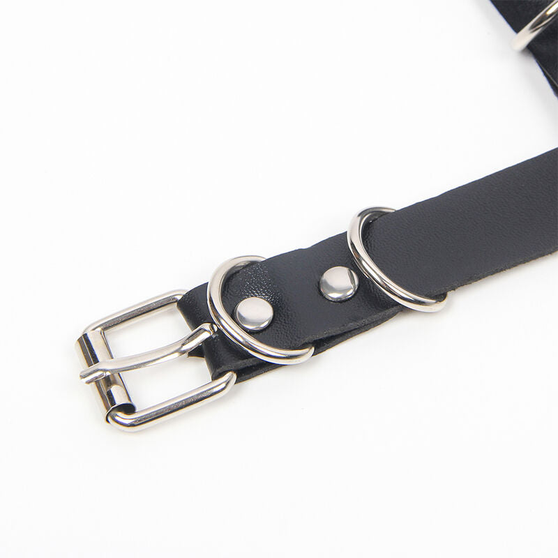 Erotic Chain Detail Harness Bra
