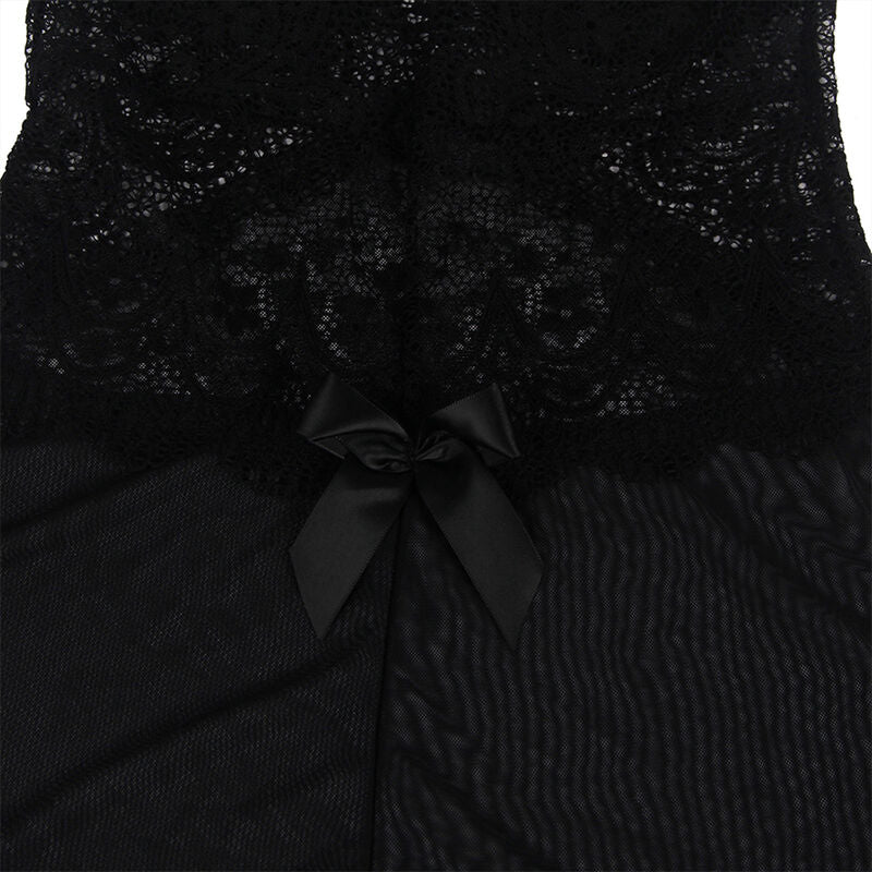 Black Lace & Tulle Babydoll L/XL