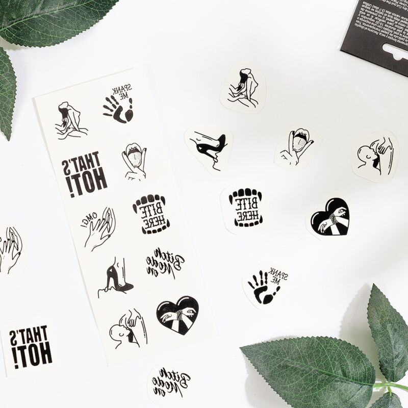 Kinky Collection Temporary Tattoos Set (10pk)