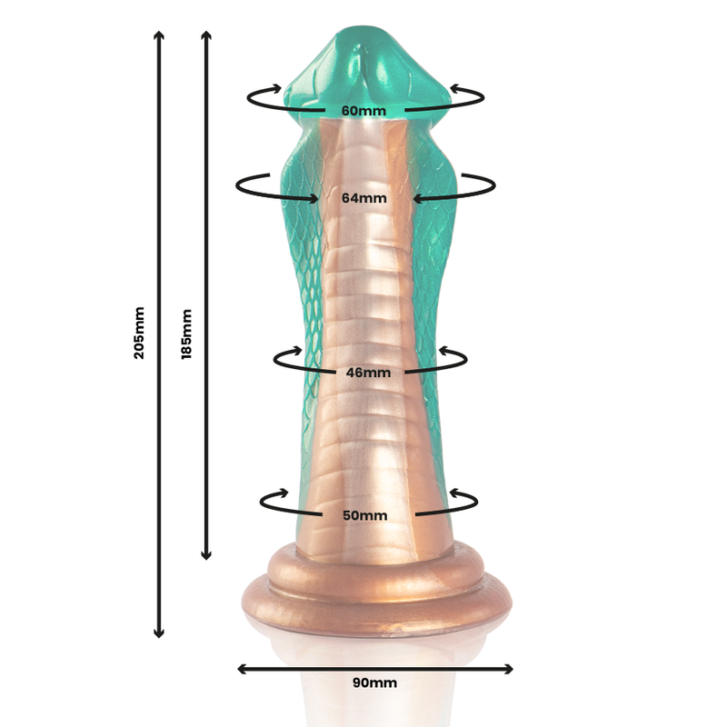 Python Cobra Green Dildo