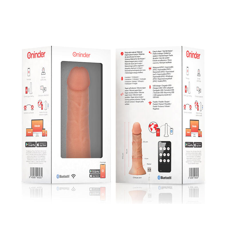 Vibrador Dildo Natural Bogotá com 9 Velocidades