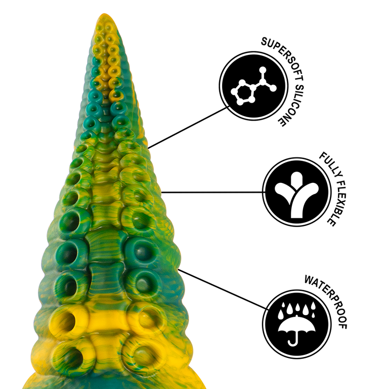 Cetus Small Green Tentacle Dildo