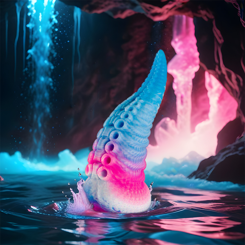 Phorcys Blue Tentacle Dildo - Small